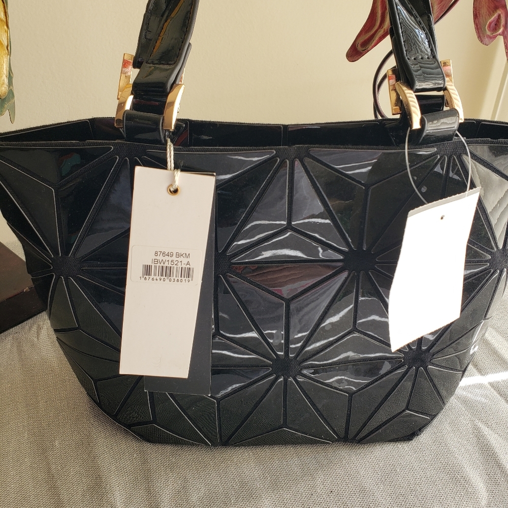 Black Patent Leather Purse NWT